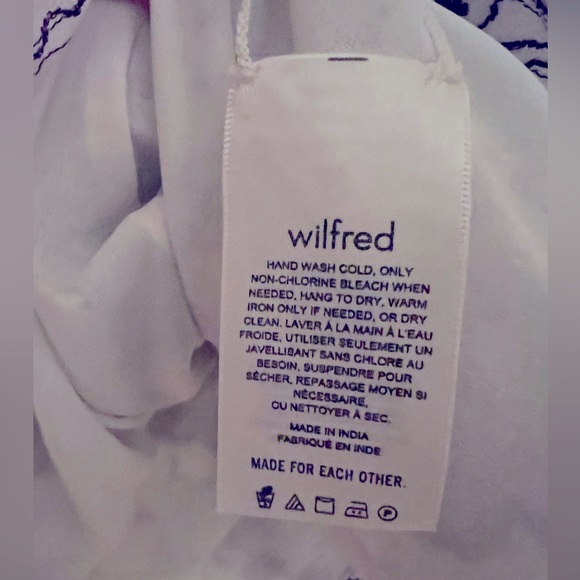 Wilfred by Aritzia, Lelaina Slip Mini Dress, floral Cream Ruffle, size XS, EUC - Picture 9 of 14